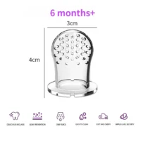 Soft Silicone Baby Feeder | Food & Fruit Feeder for 3-12 Months