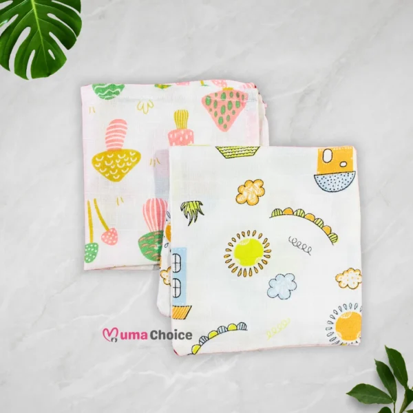Muslin Swaddle - Soft & Breathable (100x100 cm)