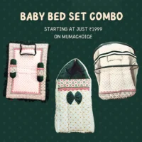 Premium Baby Bedding Combo Set | Sleeping Bag & Mosquito Net Gadda (Rajwadi Print)