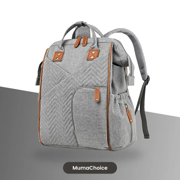 Waterproof Diaper Backpack for Mothers – Multi-Function Travel Nappy Bag