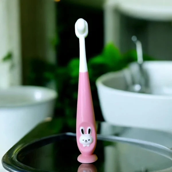 Kids Toothbrush Ultra Soft Micro Bristles with Cover Case (Pack of 2)
