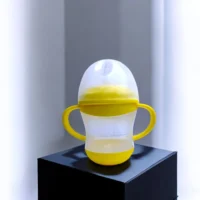 Baby Feeding Bottle Leakproof Soft Silicone Duck Mouth (160ml)
