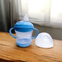 Baby Feeding Bottle Leakproof Soft Silicone Duck Mouth (160ml)