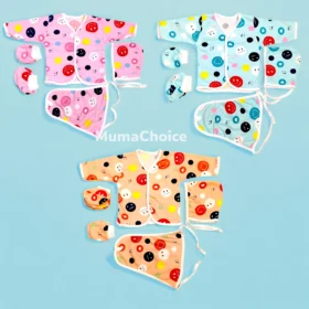New Born Baby 15pcs Combo Pack (Mix Print)